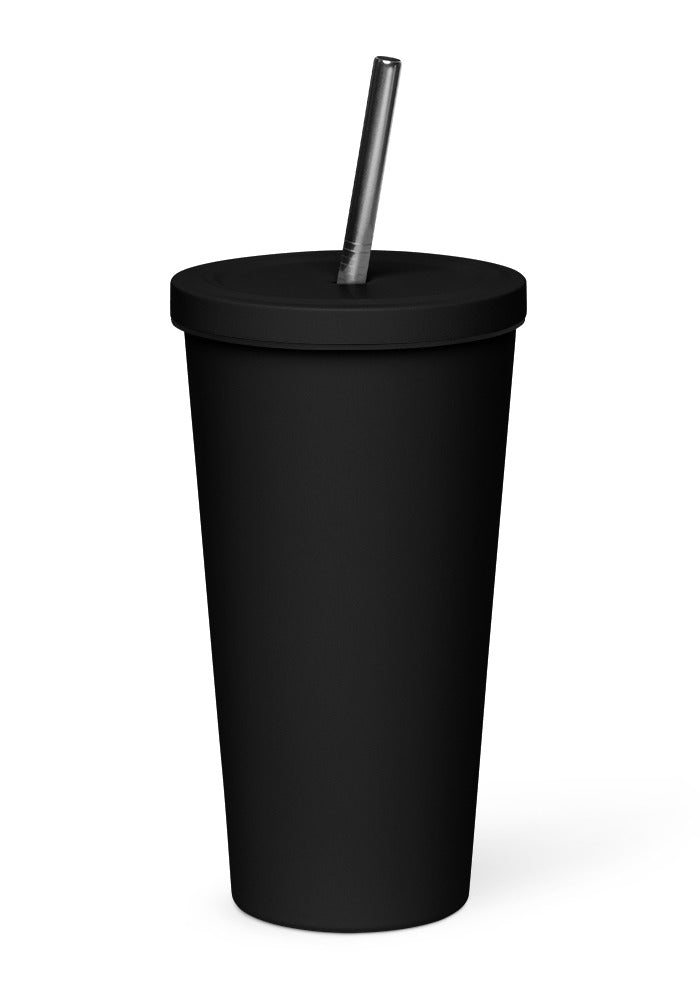 Insulated Tumbler with a Straw