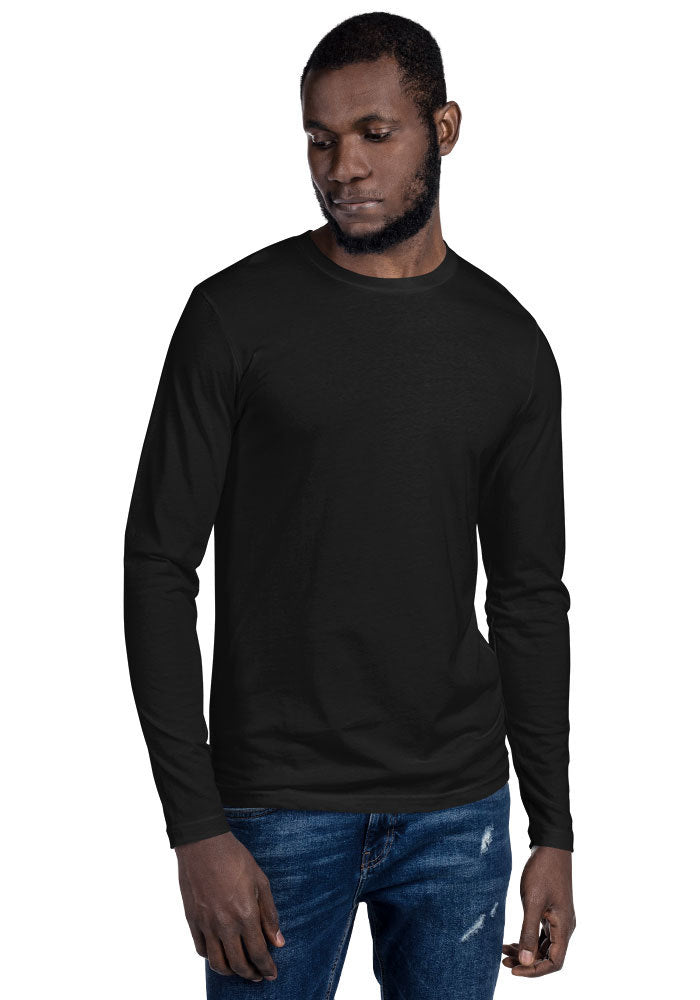 Men's Fitted Long Sleeve Shirt | Next Level 3601