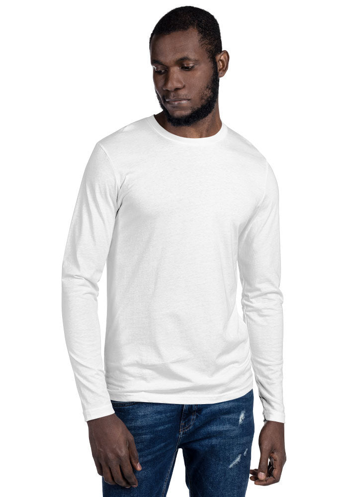 Men's Fitted Long Sleeve Shirt | Next Level 3601