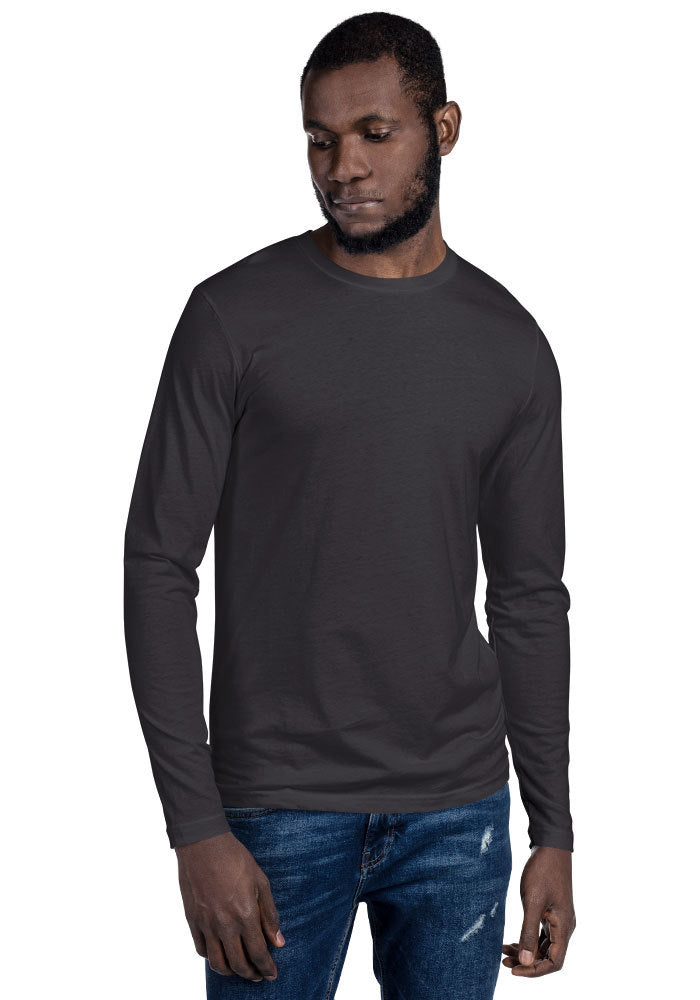 Men's Fitted Long Sleeve Shirt | Next Level 3601